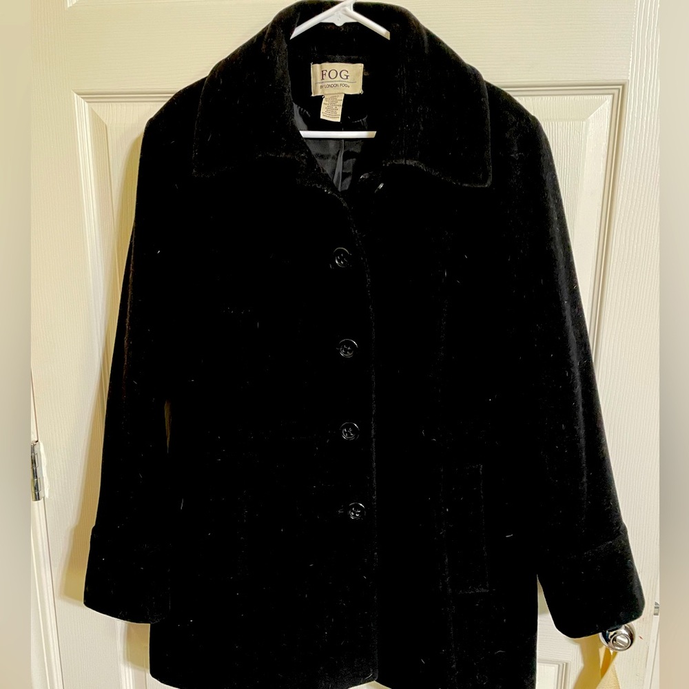 Wool pea coat.
